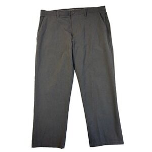 FLX Men's 38X30 Gray Urban Commuter Pants Lightweight Travel Comfort Casual
